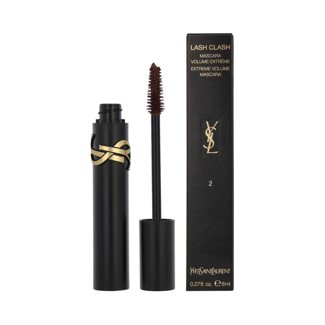 YSL Lash Clash Mascara 8 ml – Extreme Volume – 02 Brown – Dames