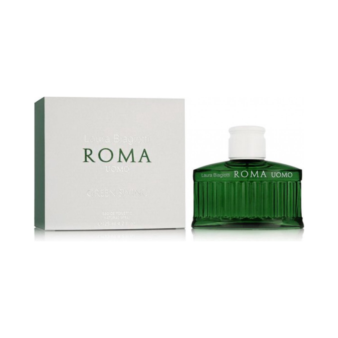Laura Biagiotti Roma Uomo Green Swing – 125ml EDT-spray – Herenparfum