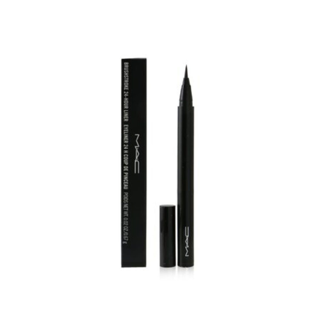 MAC Brushstroke 24-Hour Eyeliner 0,67 g – Brush Black – Dames