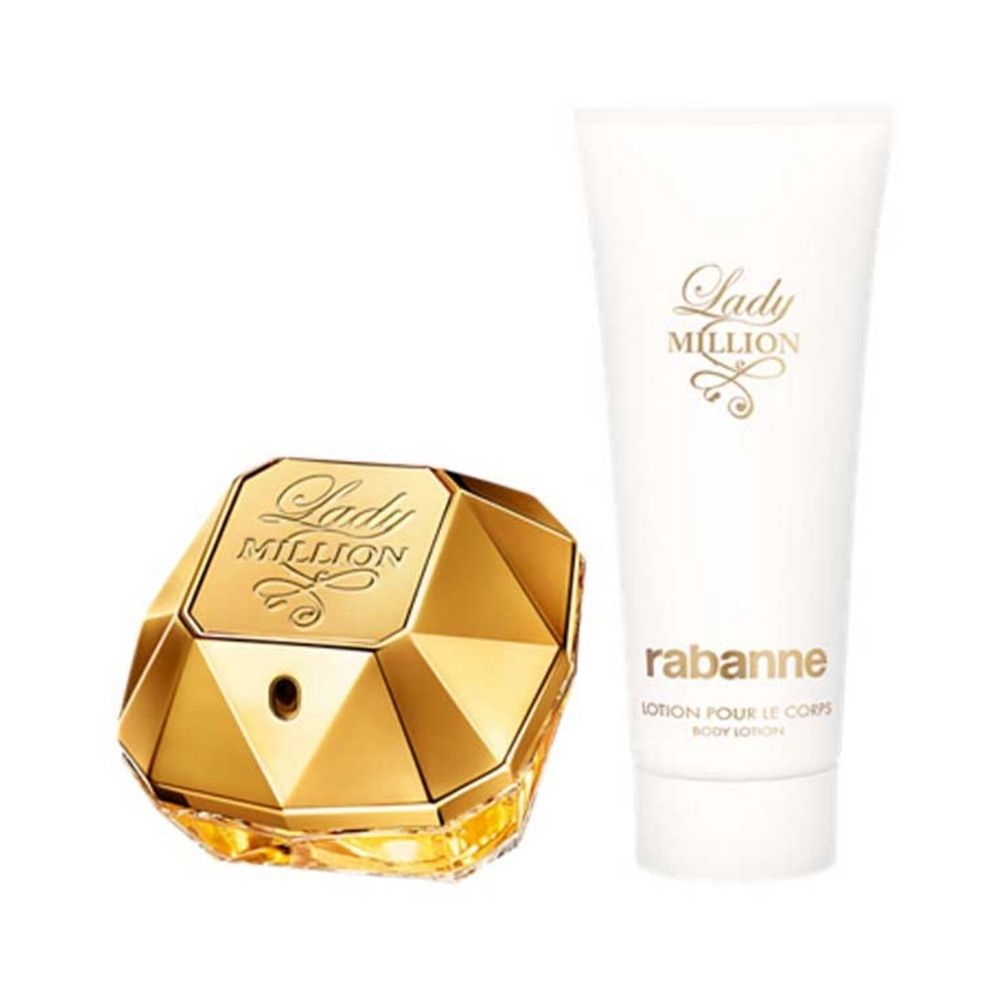 Paco Rabanne Lady Million – 80ml EDP-spray + 100ml bodylotion – Damesparfum