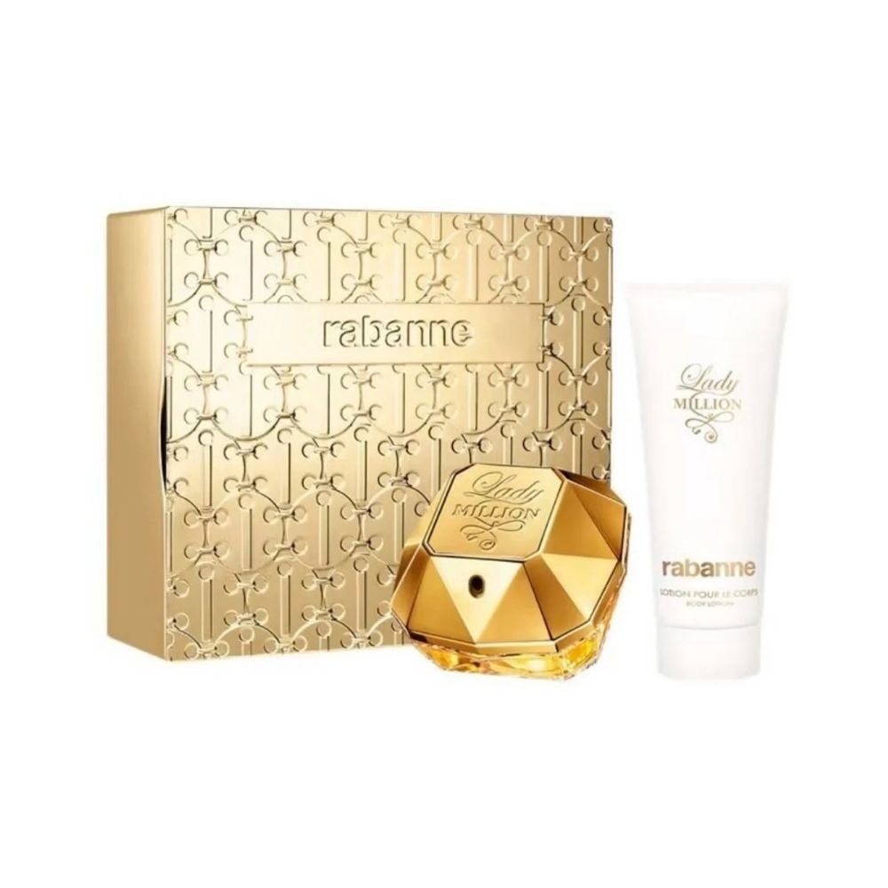 Paco Rabanne Lady Million – 80ml EDP-spray + 100ml bodylotion – Damesparfum