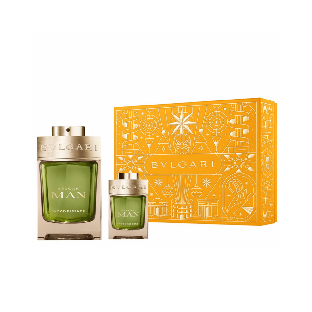 Bvlgari Man Wood Essence – Geschenkset – 100ml EDP + 15ml EDP – Herenparfum
