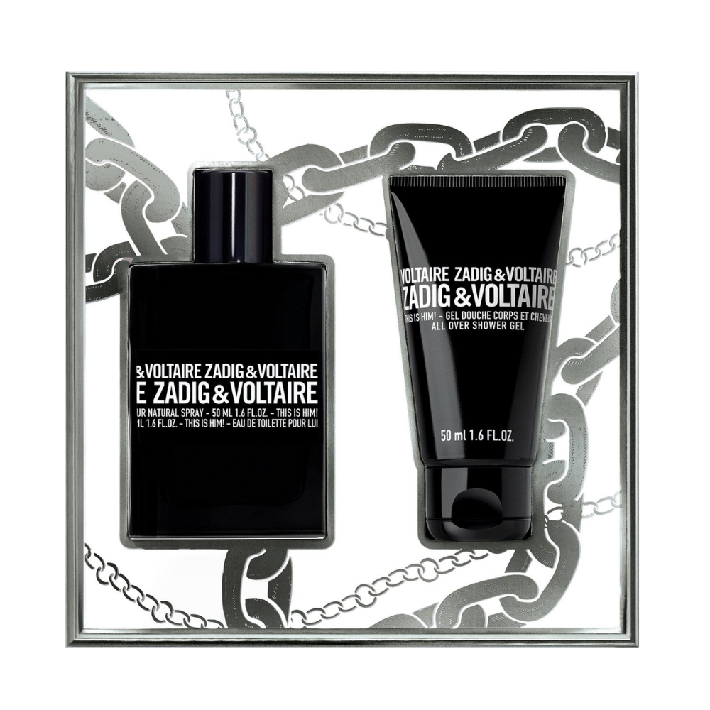 Zadig & Voltaire This is Him! – 50ml EDT-spray + 50ml Shower Gel – Herenparfum