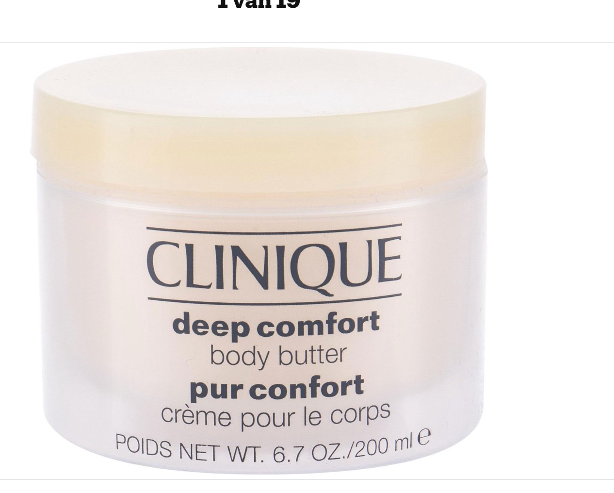 Clinique Deep Comfort - 200 ml - Bodybutter