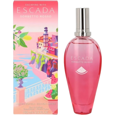 Escada Sorbetto Rosso Eau De Toilette - 100ml - Limited Edition