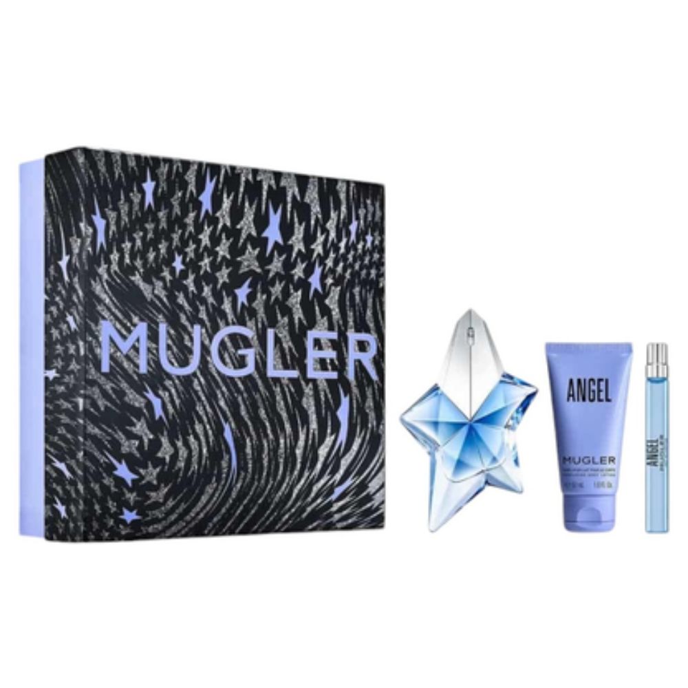 Thierry Mugler Angel 25 ml+ Eau de Parfum +2x 50ml bodylotion - Geschenkset