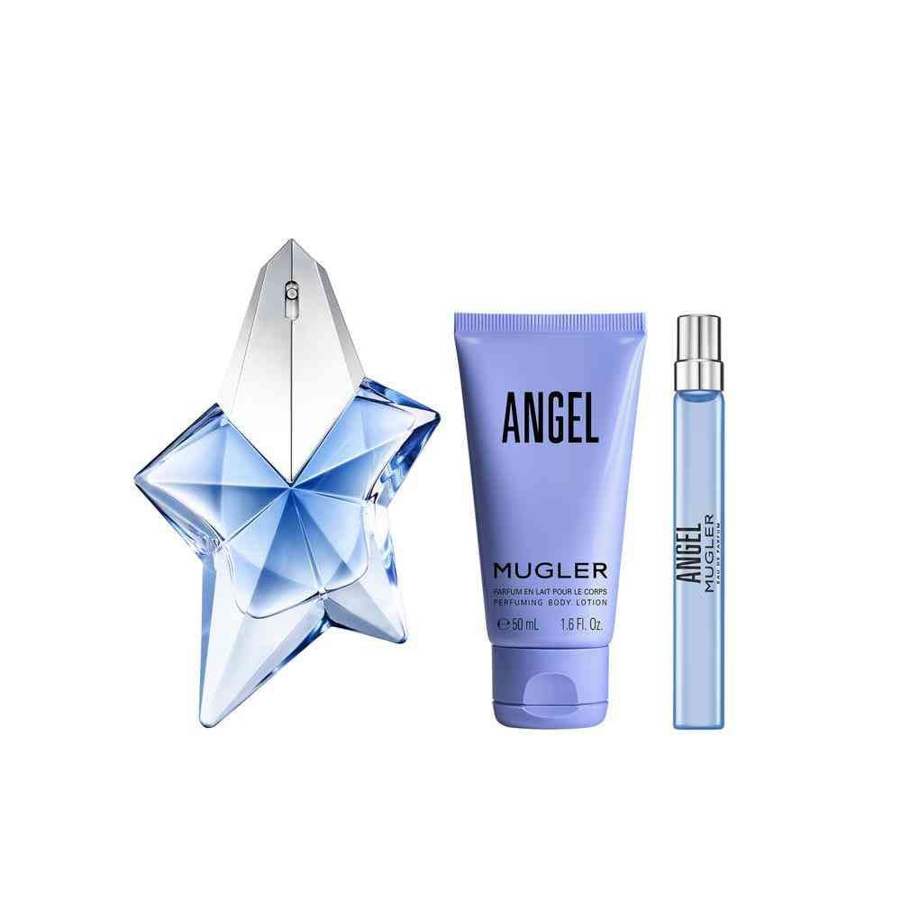 Thierry Mugler Angel 50ml+10ml Eau de Parfum + 50ml bodylotion - Geschenkset