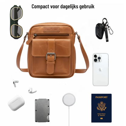Louis Wallis | Volnerf Leer Crossbodytas – Dagelijks & Stijlvol