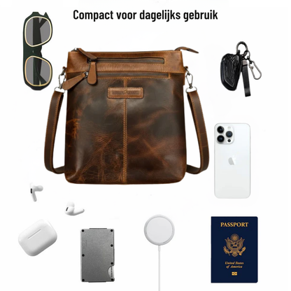 Louis Wallis | Volnerf Leer Crossbodytas – Robuust & Tijdloos