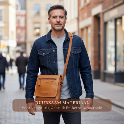 Louis Wallis | Volnerf Leer Compacte Crossbodytas – Licht & Praktisch