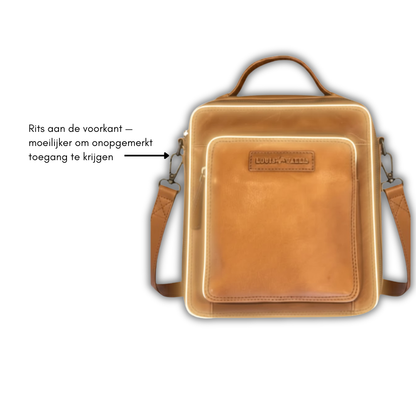 Louis Wallis | Volnerf Leer Messengertas – Werk & Vrije Tijd