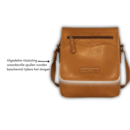 Louis Wallis | Volnerf Leer Compacte Crossbodytas – Licht & Praktisch