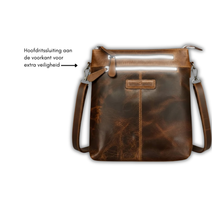 Louis Wallis | Volnerf Leer Crossbodytas – Robuust & Tijdloos