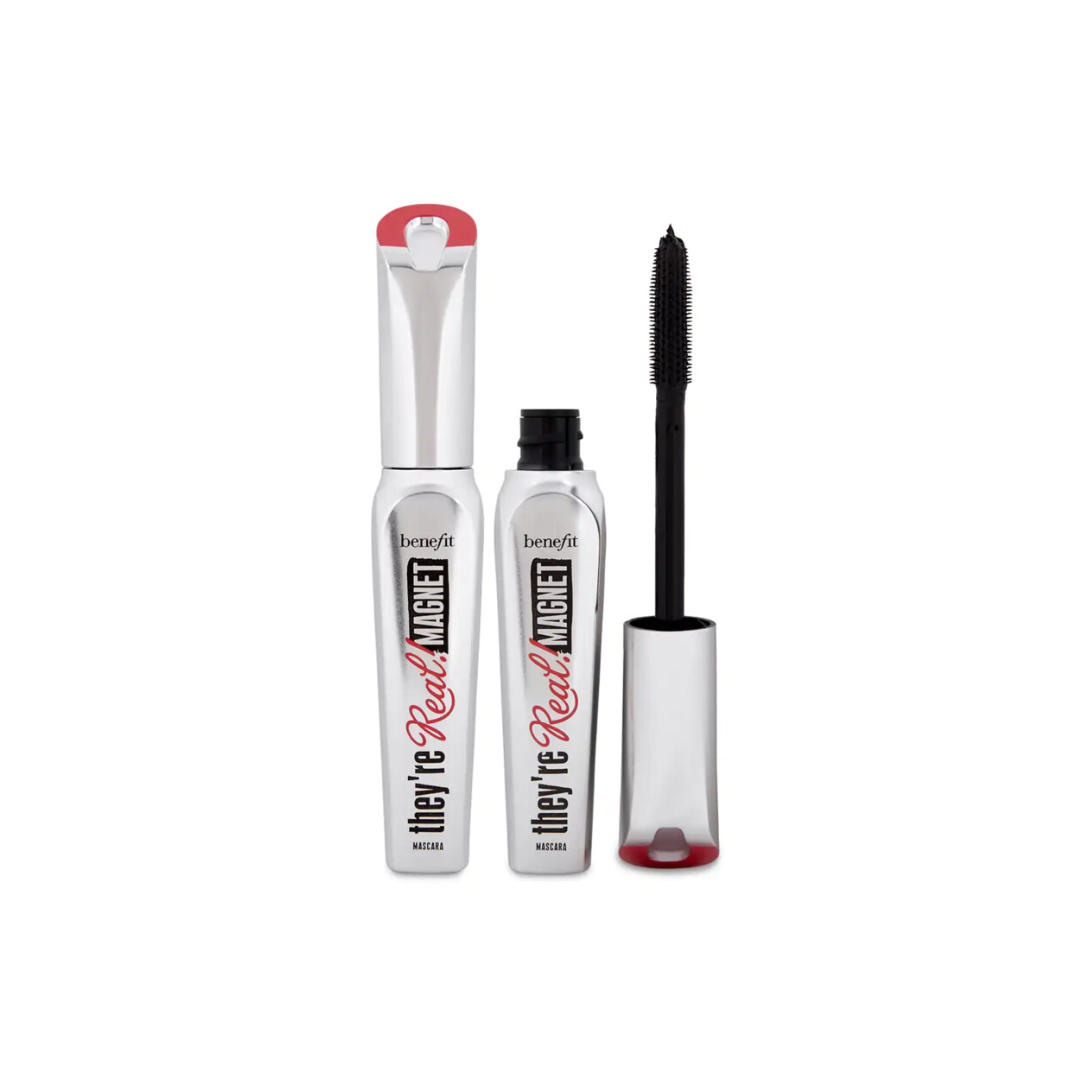 Benefit They're Real! Magnet Mascara 2 x 9 g – 01 Supercharged Black – Geschenkset – Dames