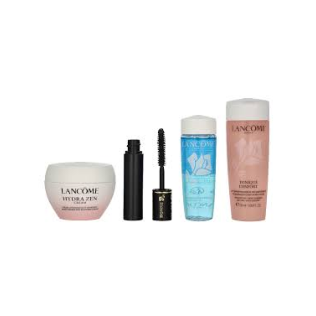 Lancôme Hydra Zen Geschenkset 97 ml – Tonique + Remover + Cream SPF15 + Mascara  This is 79 characters.