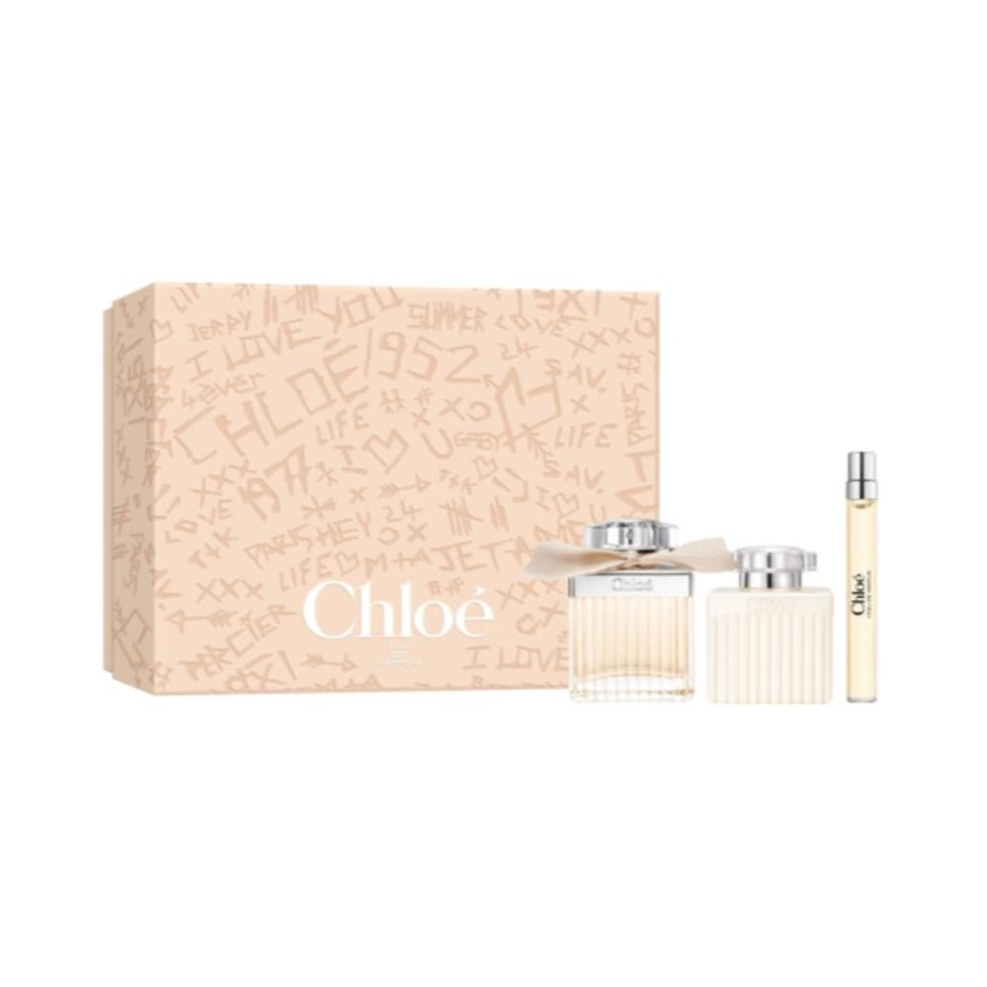 Chloé Signature – Geschenkset – 100ml EDP + 100ml Bodylotion + 5ml EDP – Damesparfum