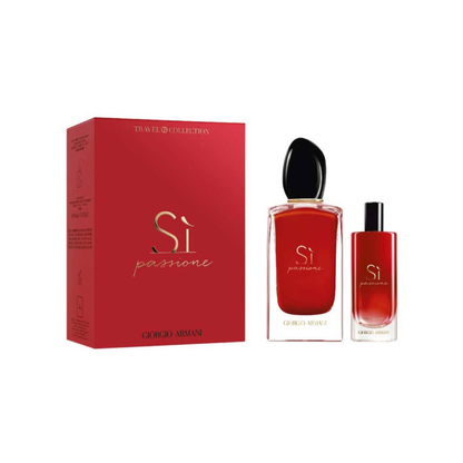 Giorgio Armani Sì Passione – Geschenkset – 100ml EDP + 15ml EDP – Damesparfum