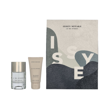 Issey Miyake Le Sel d'Issey Geschenkset – 50ml EDT Navulbaar + 50ml Showergel – Herenparfumset