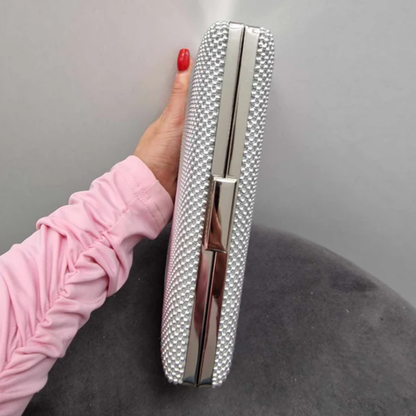 Lina | Avondtas Zilver Mocano | Laatste Dag 80% Korting