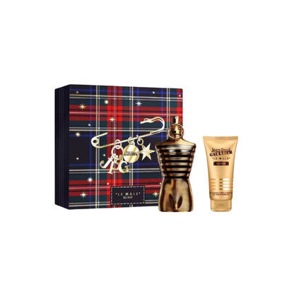 Jean Paul Gaultier Le Male Elixir Geschenkset – 125ml Parfum-spray + 75ml Douchegel – Herenparfum