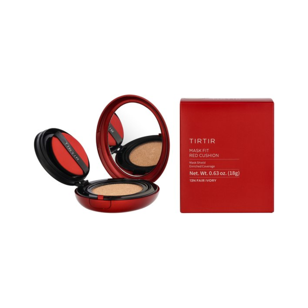TIRTIR Mask Fit Red Cushion Foundation 18 g – SPF40 – 13N Fair Ivory – Dames