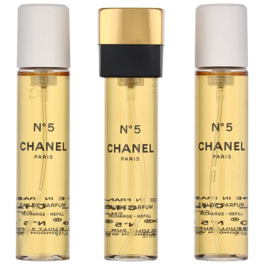 Chanel N°5 – Twist & Spray Navulbare Set – 3x 20ml EDP – Damesparfum