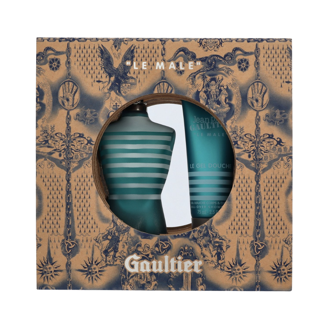 Jean Paul Gaultier Le Male Geschenkset – 125ml EDT-spray + 75ml Showergel – Herenparfumset