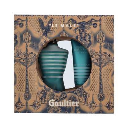 Jean Paul Gaultier Le Male Geschenkset – 125ml EDT-spray + 75ml Showergel – Herenparfumset