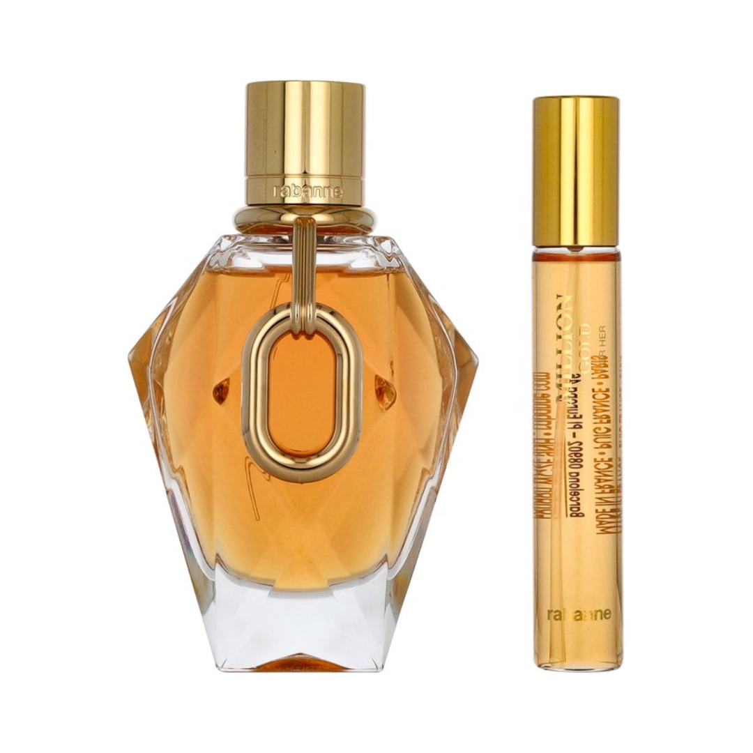 Paco Rabanne Million Gold For Her – 90ml + 20ml EDP-spray Geschenkset – Damesparfum