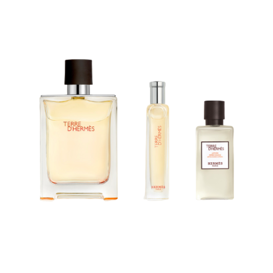 Hermès Terre d’Hermès – 100ml EDT + 40ml Aftershave Lotion + 15ml EDT – Geschenkset – Herenparfum