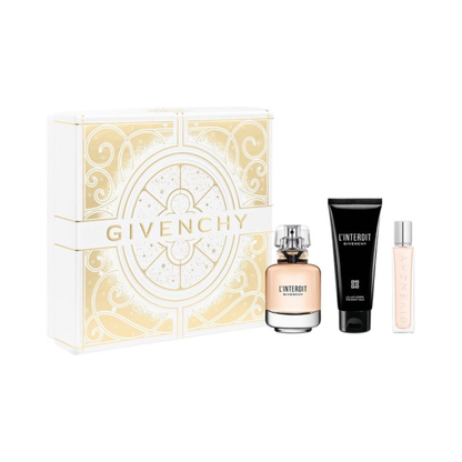 Givenchy L’Interdit – Geschenkset – 50ml EDP + 75ml Bodylotion + 12.5ml EDP Travel Spray – Damesparfum