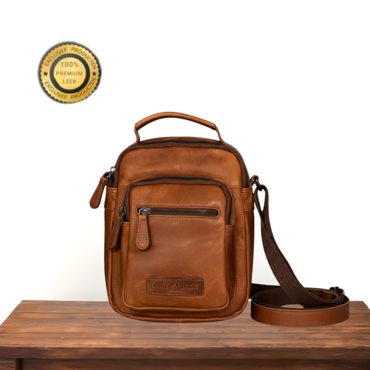 Louis Wallis | Volnerf Leer Schoudertas – Dagelijks Gebruik