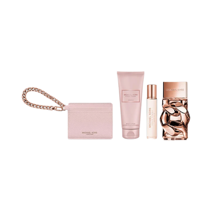 Michael Kors Pour Femme Absolu – Geschenkset – 100ml EDP + 100ml Bodylotion + 10ml EDP + Card Holder – Damesparfum
