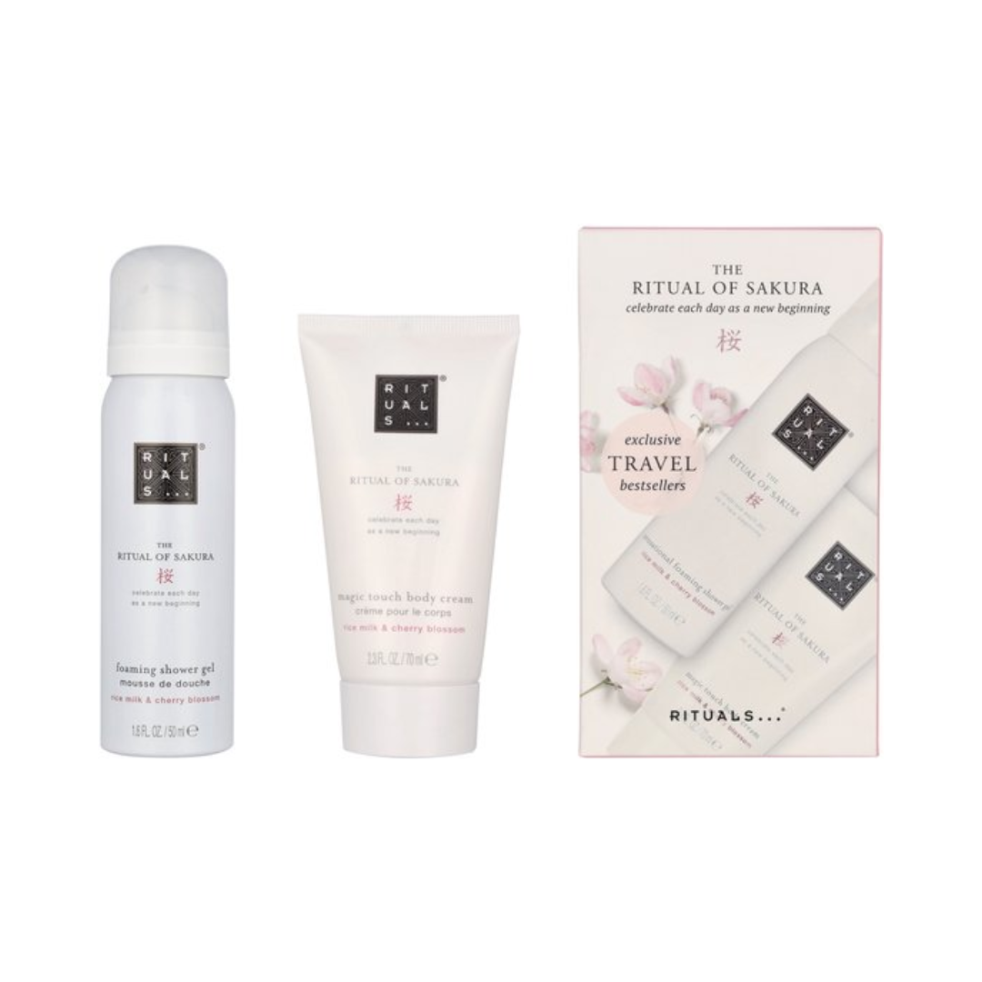 Rituals Sakura Mini Travel Set – 50 ml Douchegel + 70 ml Bodycrème – Geschenkset – Dames
