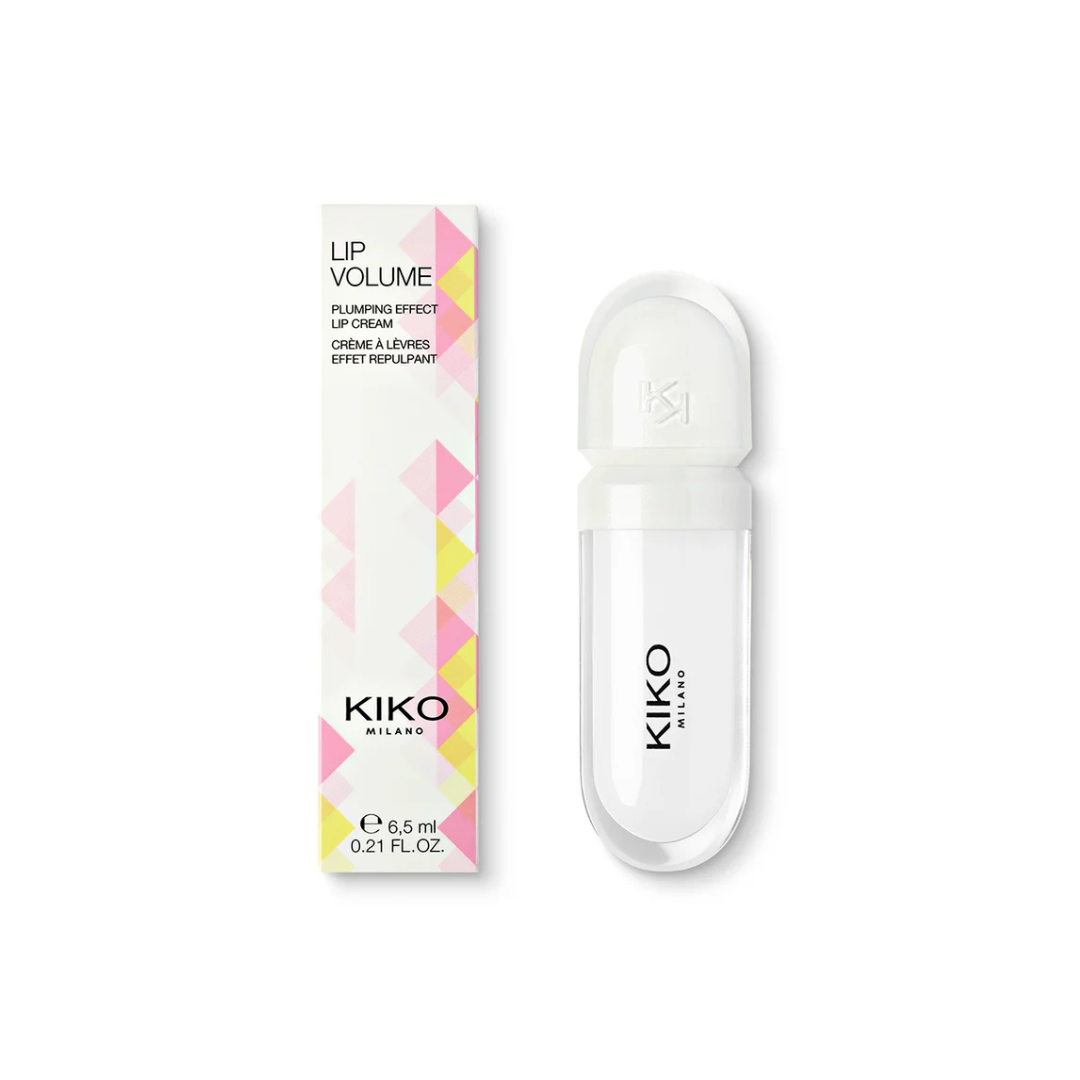 KIKO Milano Lip Volume Lip Cream 6,5 ml – Plumping Effect – Transparant – Dames