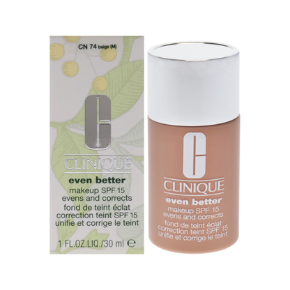 Clinique Even Better Makeup Foundation 30 ml – SPF15 – CN 74 Beige – Dames