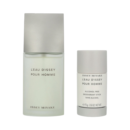 Issey Miyake L’Eau d’Issey Pour Homme Geschenkset – 75ml EDT-spray + 75g Deo Stick – Herenparfumset