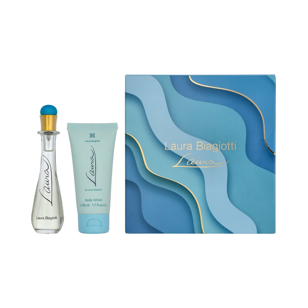 Laura Biagiotti Laura – 25ml EDT-spray + 50ml Bodylotion – Damesparfum