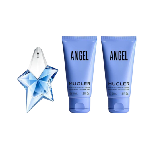 Thierry Mugler Angel Geschenkset – 25ml EDP + 50ml Bodylotion + 50ml Douchegel – Damesparfum
