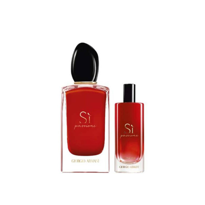 Giorgio Armani Sì Passione – Geschenkset – 100ml EDP + 15ml EDP – Damesparfum
