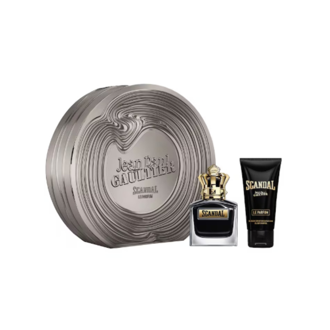 Jean Paul Gaultier Scandal Le Parfum Pour Homme – 100ml EDP Intense-spray + 75ml Douchegel Geschenkset – Herenparfum