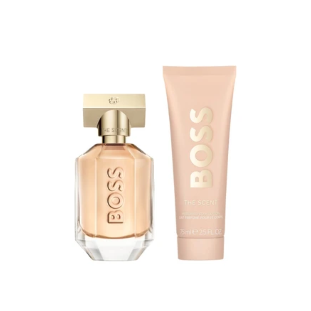 Hugo Boss The Scent for Her – 50 ml EDP-spray + 75 ml Bodylotion – Damesparfum Geschenkset