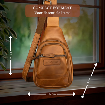 Louis Wallis | Volnerf Leer Slingbag – Handsfree & Compact