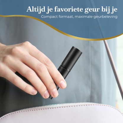 Scenty® Navulbare Parfum Verstuiver – Mini Reisflesje Zwart – Accessoire