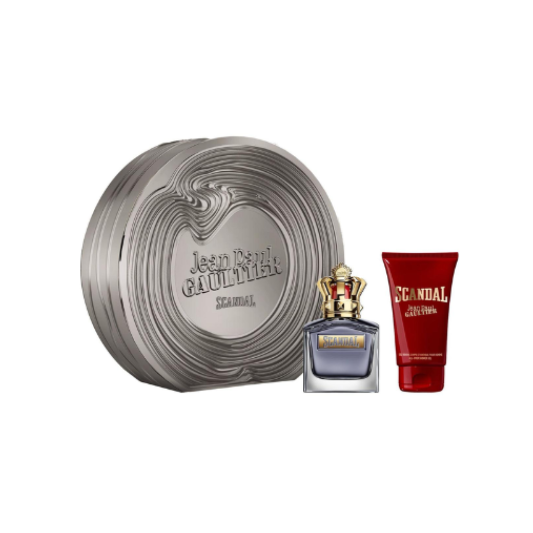 Jean Paul Gaultier Scandal Pour Homme Geschenkset – 100ml EDT-spray + 75ml Douchegel – Herenparfum