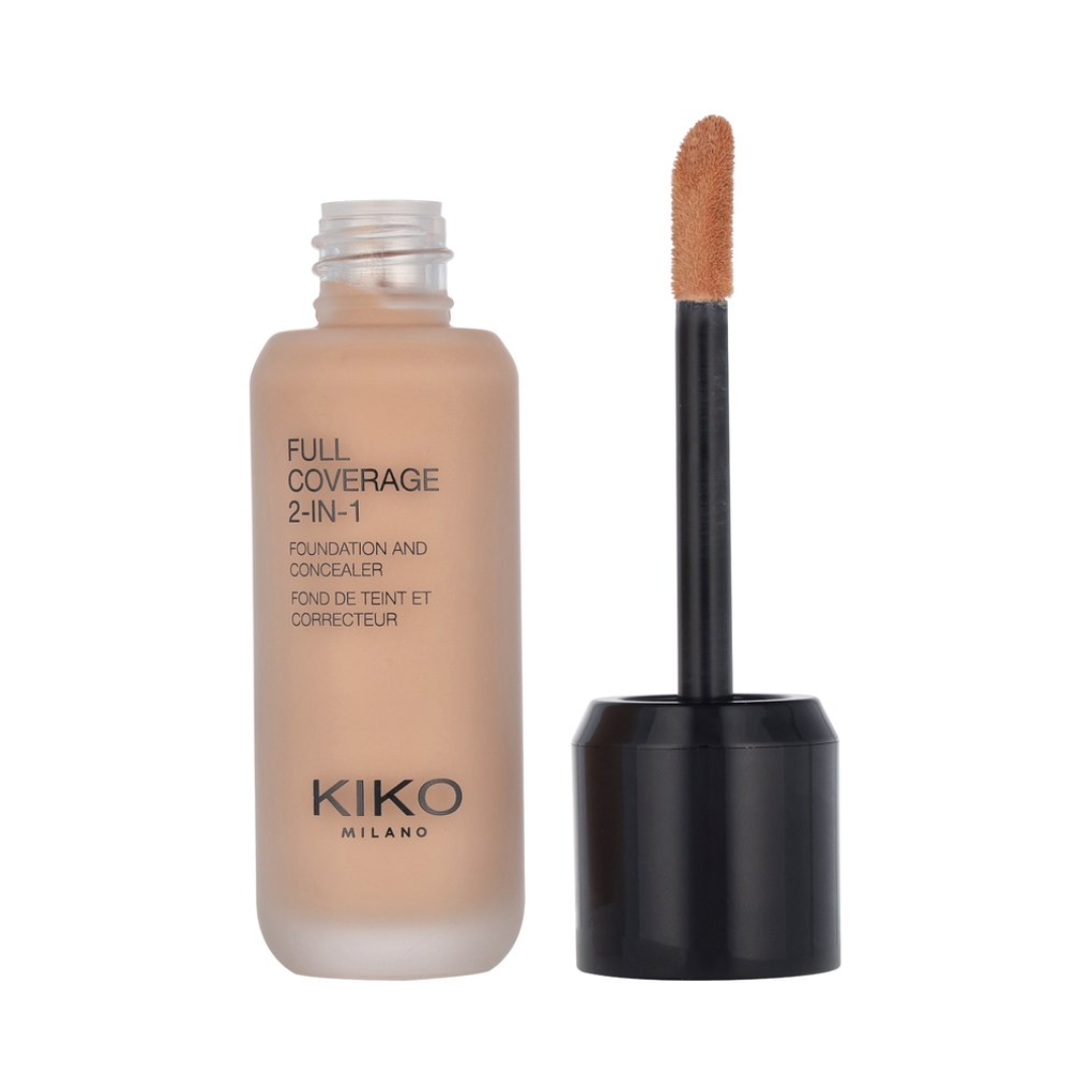KIKO Milano Full Coverage 2-in-1 Foundation & Concealer 25 ml – WR30 – Dames