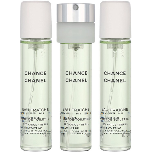 Chanel Chance Eau Fraîche – Navulbare Set – 3x 20ml EDT-spray – Damesparfum