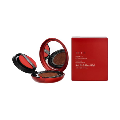 TIRTIR Mask Fit Red Cushion Foundation 18 g – SPF40 – 43N Deep Cocoa – Dames