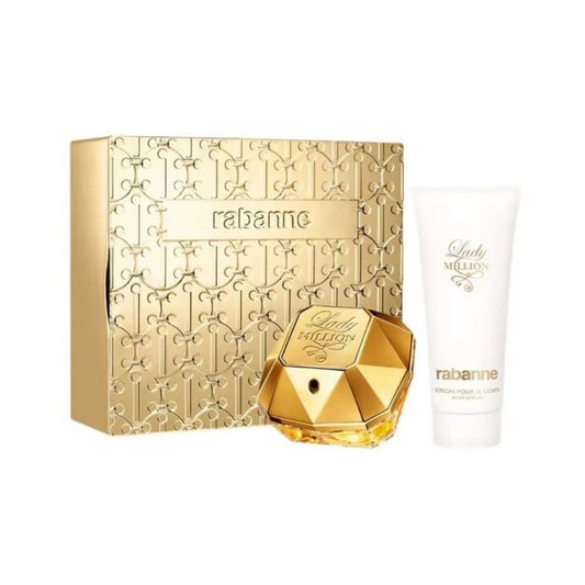 Paco Rabanne Lady Million – 80ml EDP-spray + 100ml bodylotion – Damesparfum
