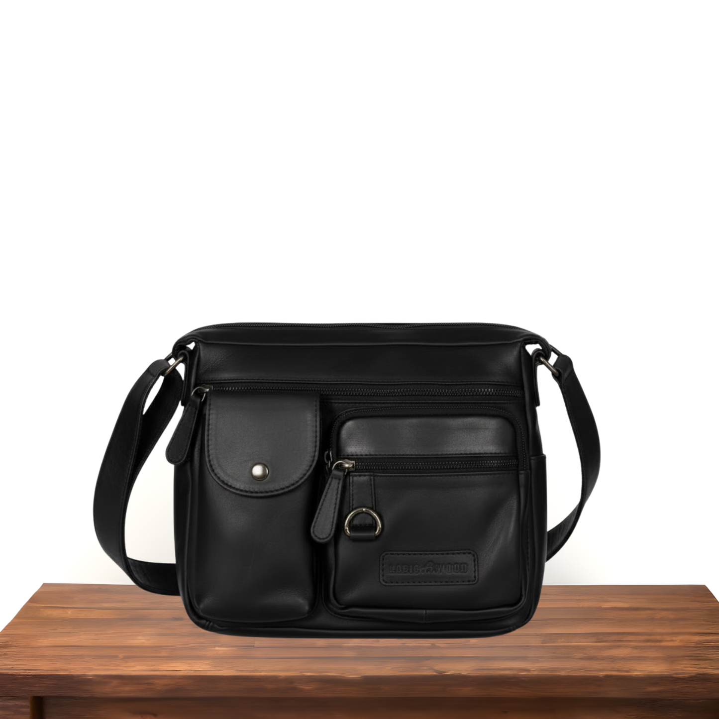 Louis Wallis | Volnerf Leer Schoudertas – Extra Ruimte & Comfort